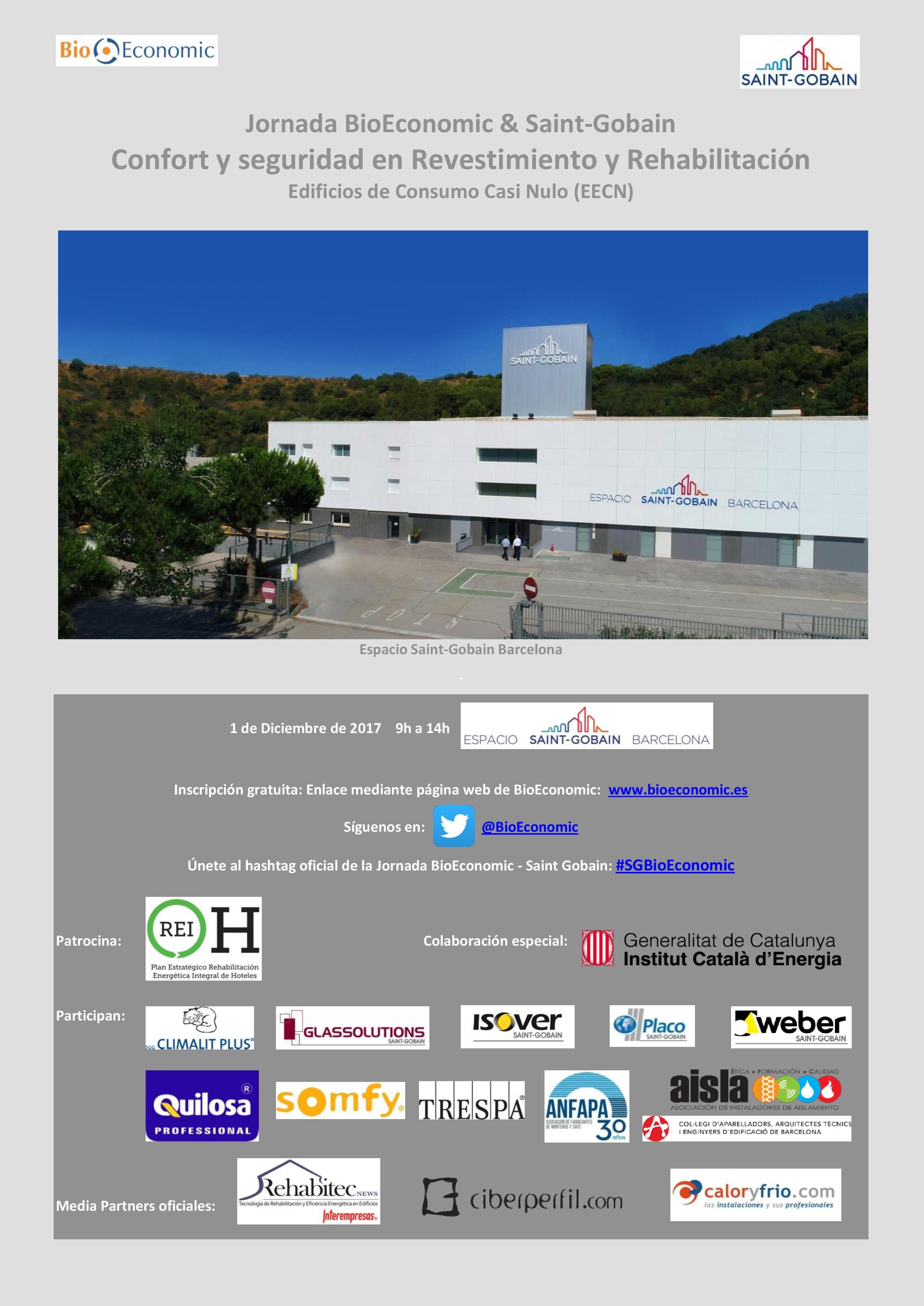 Jornada BioEconomic & Saint-Gobain Confort y seguridad en Revestimiento y Rehabilitacion